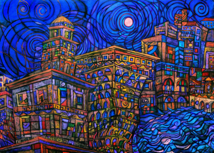 Painting by Omara Seru